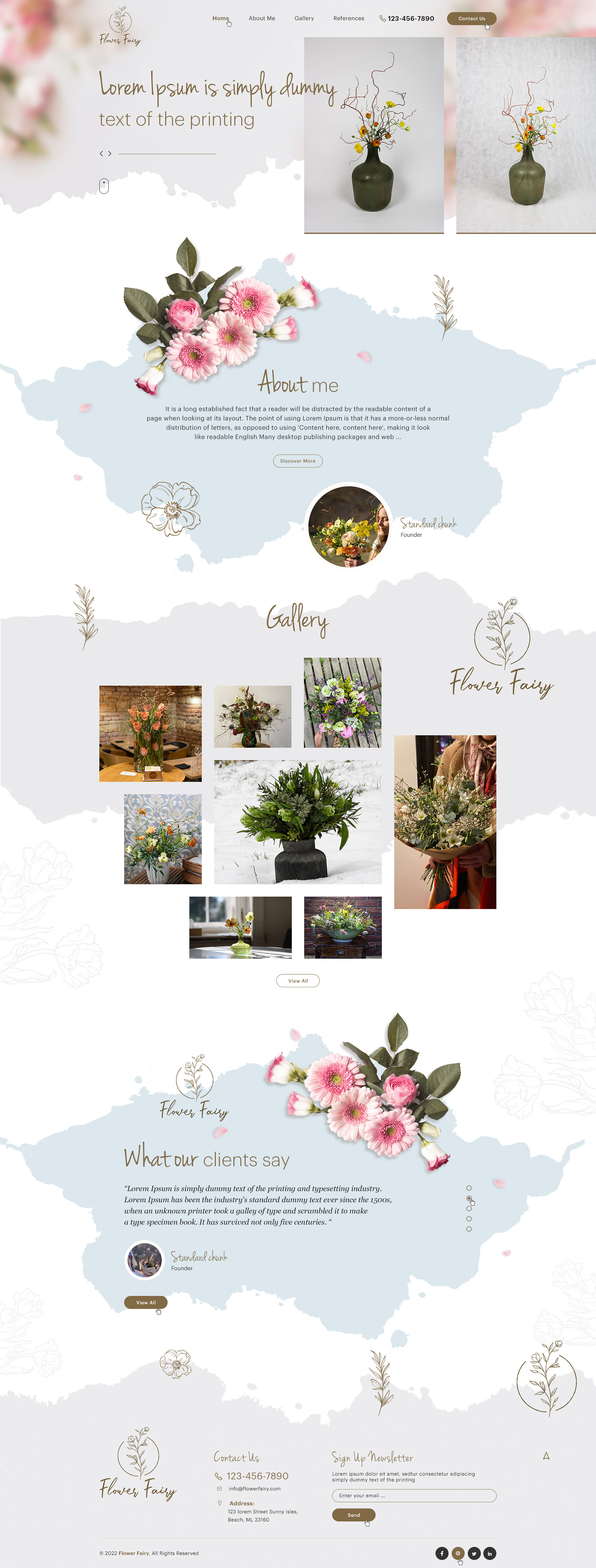 Web Design par Ved Web Services pour Flower-fairy | Design #28364369
