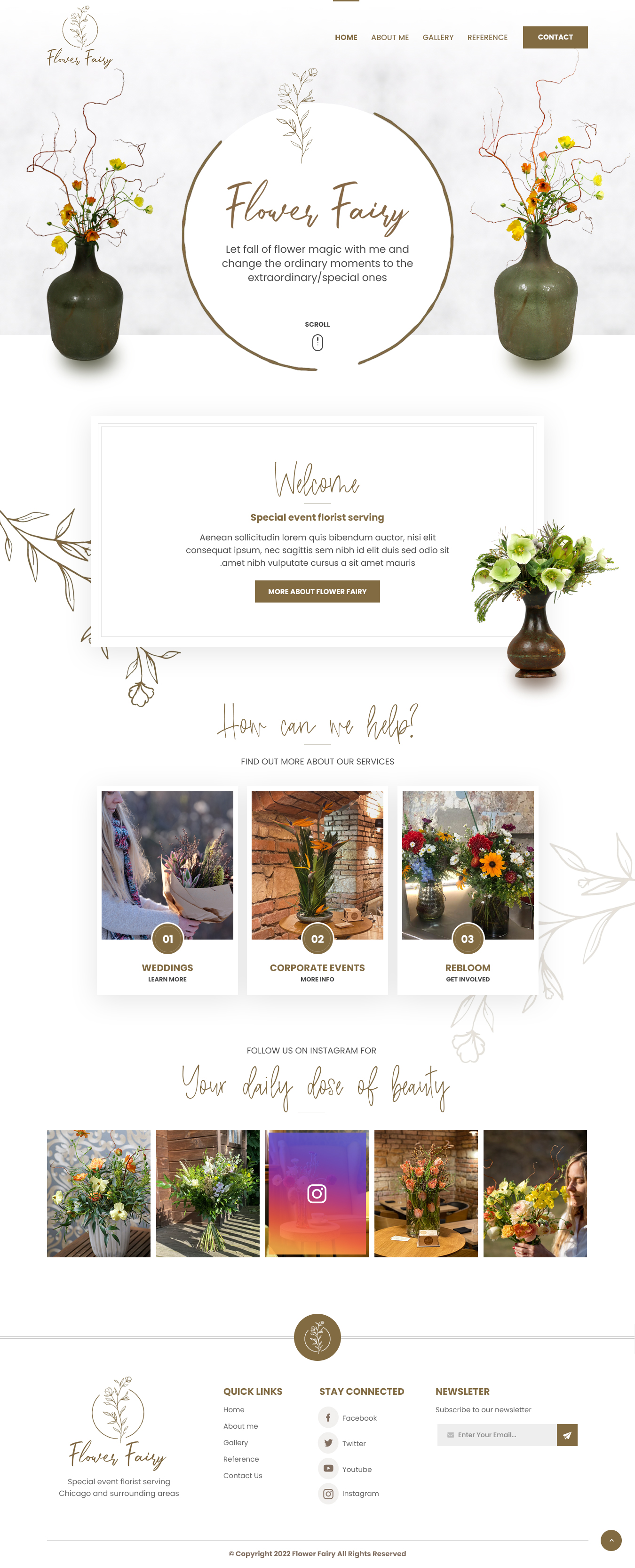 Web-Design von nzdesigners für Flower-fairy | Design #28375593