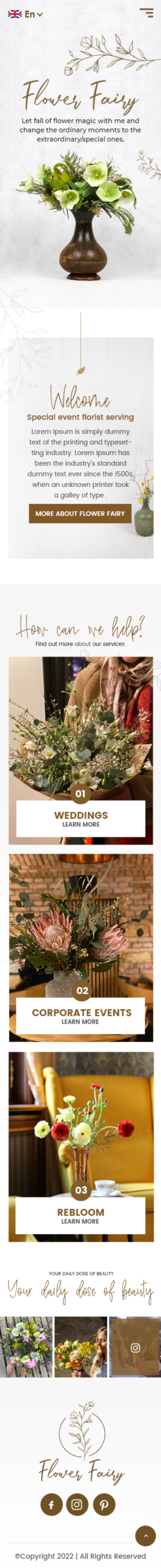 Web Design by nzdesigners for Flower-fairy | Design: #28422692