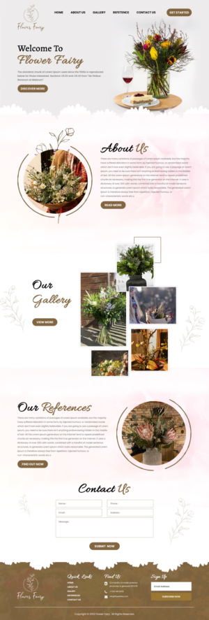 Diseño Web por Titan Eagle para Flower-fairy | Diseño: #28363215