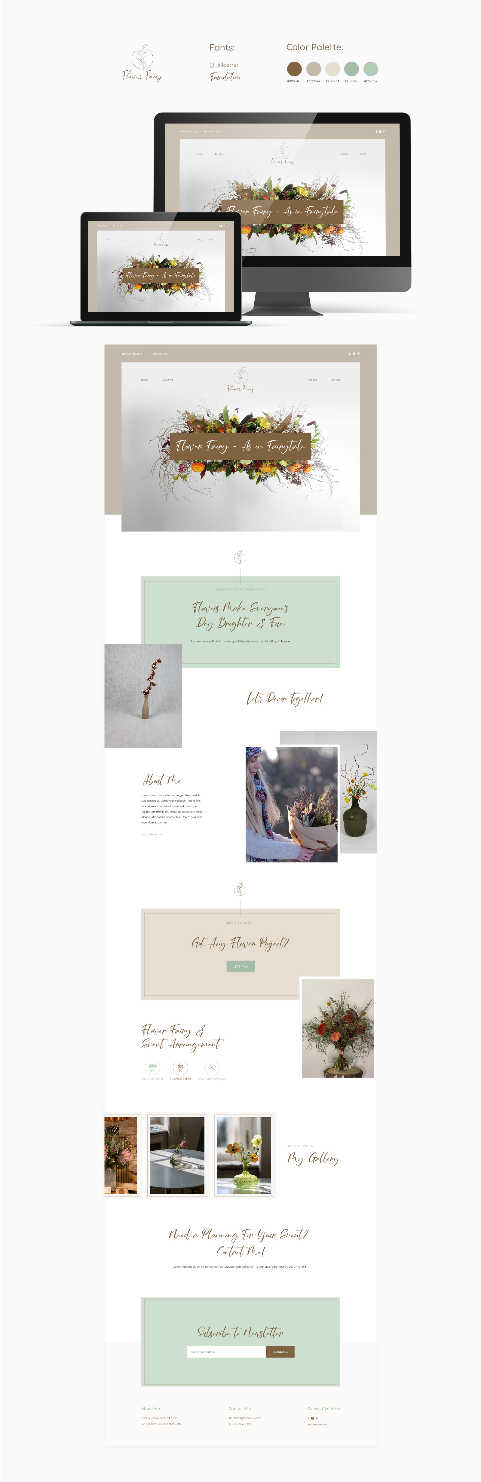 Web-Design von PP² für Flower-fairy | Design #28364742