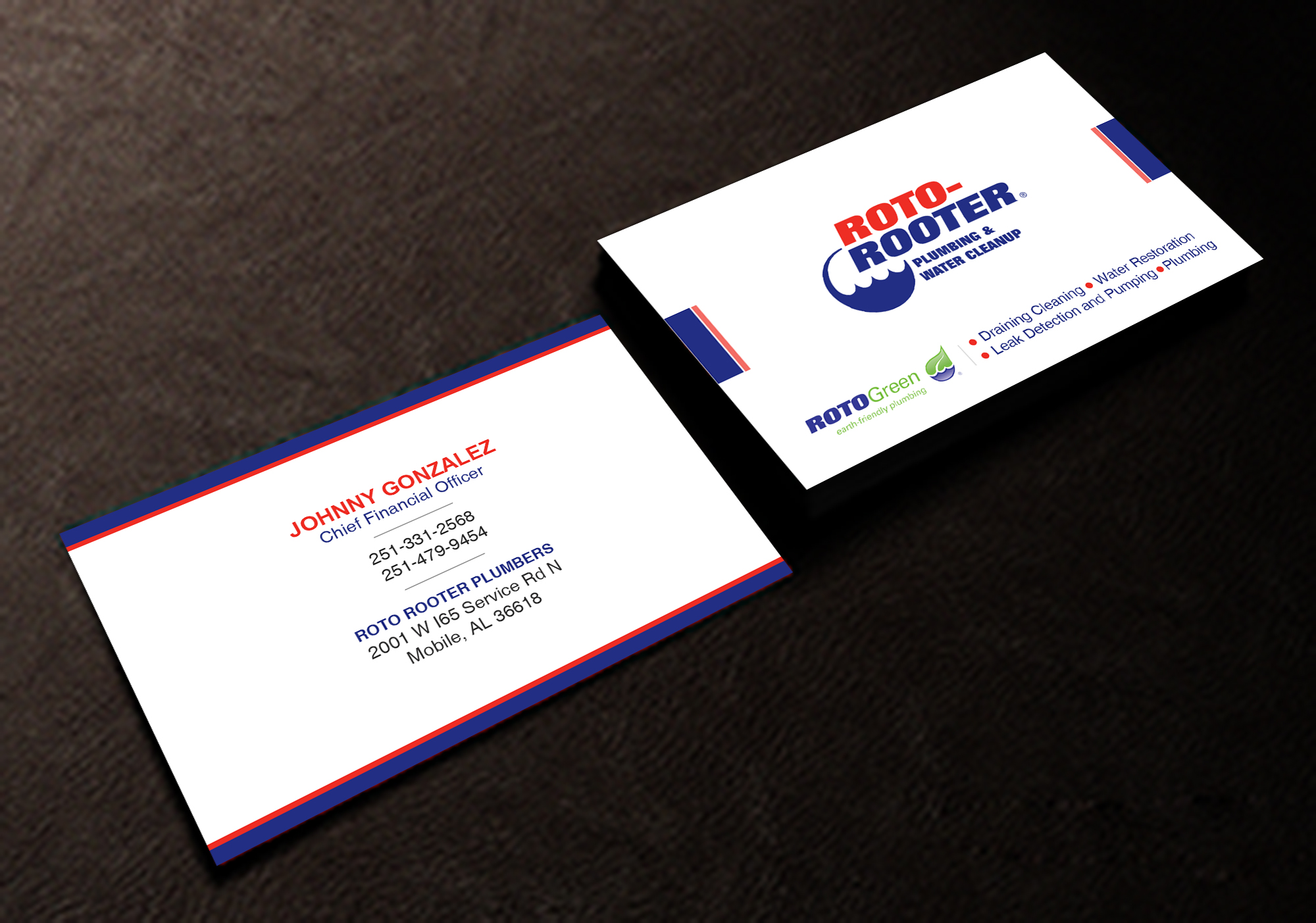 Business Card Design by Creations Box 2015 for Roto Rooter Plumbers | Design #28367513