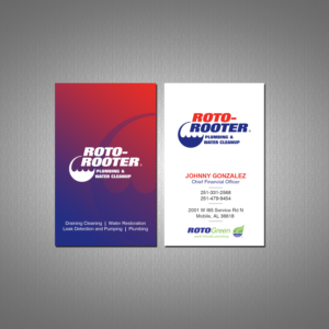 Diseño de Tarjeta de Presentación por Creations Box 2015 para Roto Rooter Plumbers | Diseño: #28367517