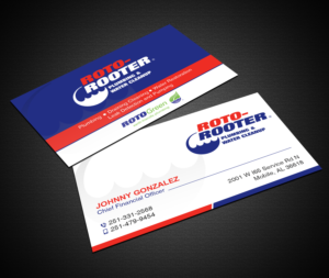Diseño de Tarjeta de Presentación por Creations Box 2015 para Roto Rooter Plumbers | Diseño: #28367518