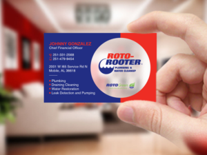 Diseño de Tarjeta de Presentación por Creations Box 2015 para Roto Rooter Plumbers | Diseño: #28367522