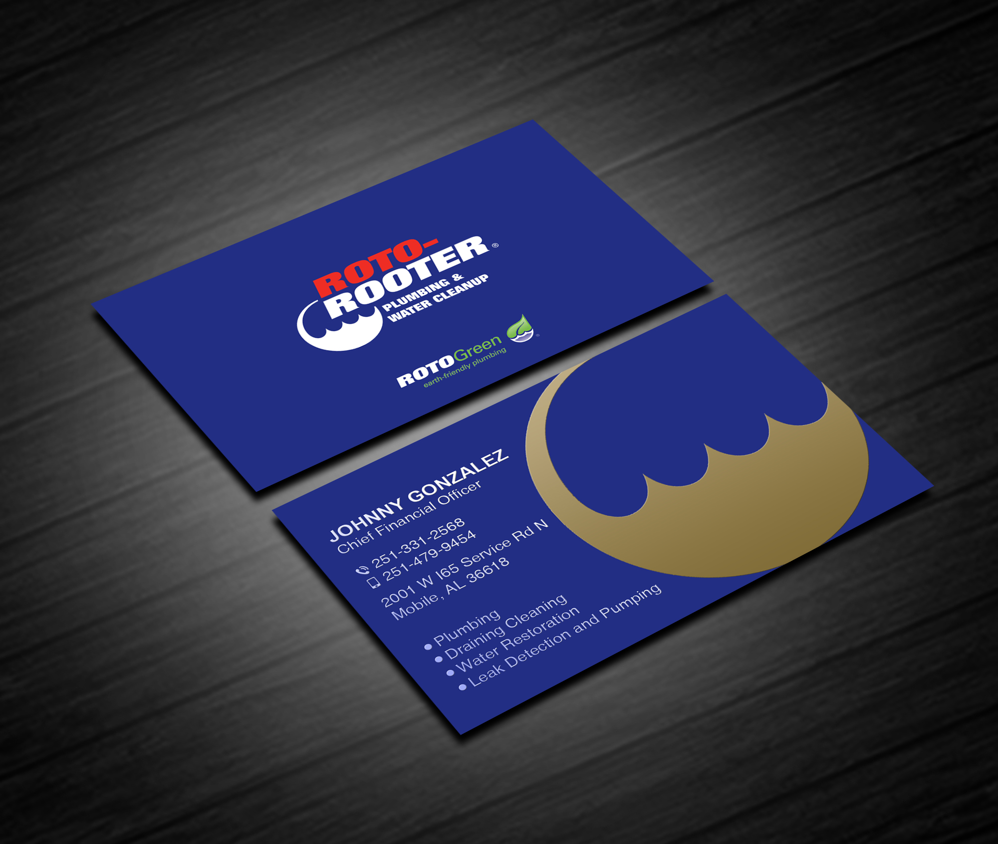 Diseño de Tarjeta de Presentación por Creations Box 2015 para Roto Rooter Plumbers | Diseño #28377763