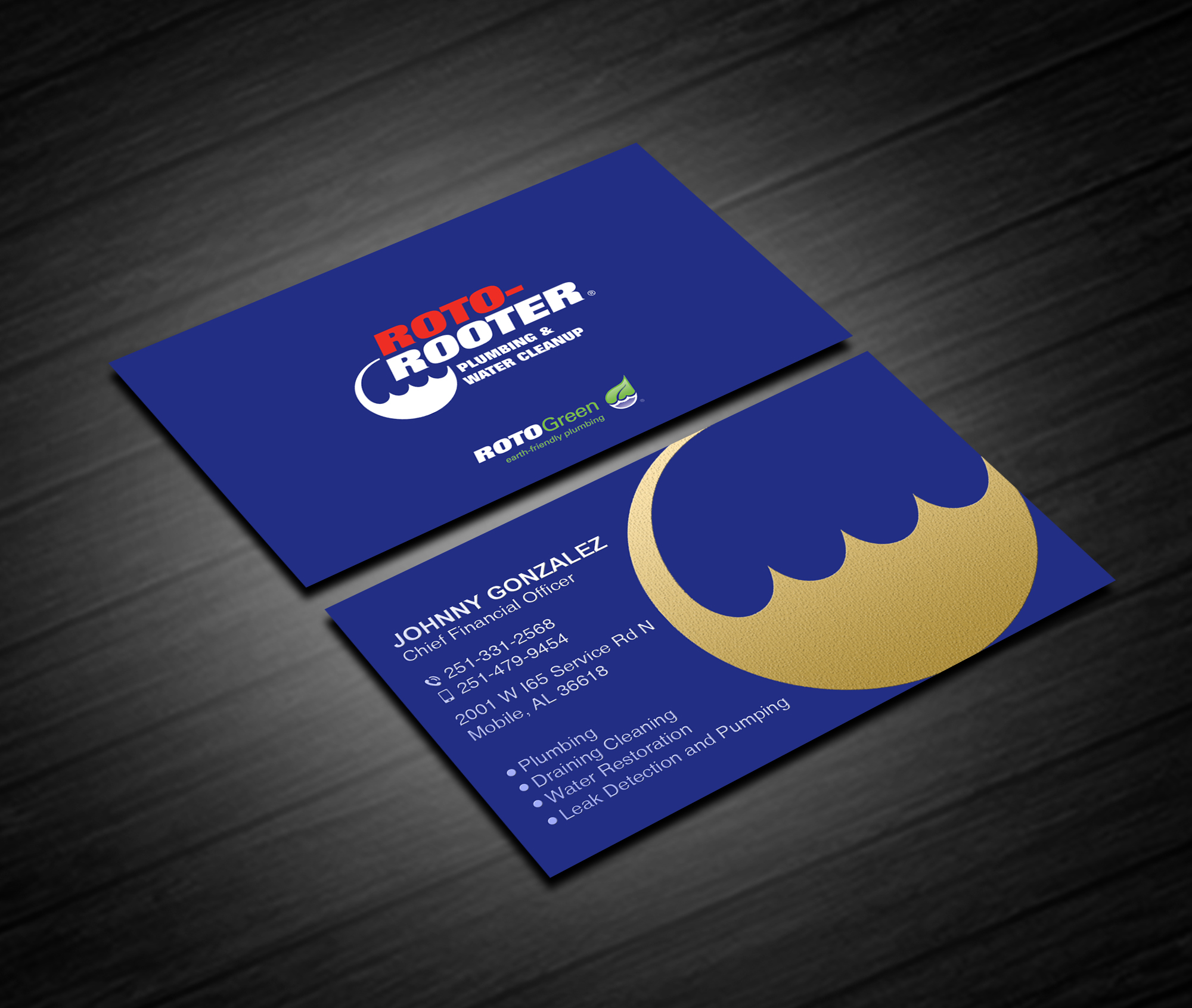 Diseño de Tarjeta de Presentación por Creations Box 2015 para Roto Rooter Plumbers | Diseño #28377772