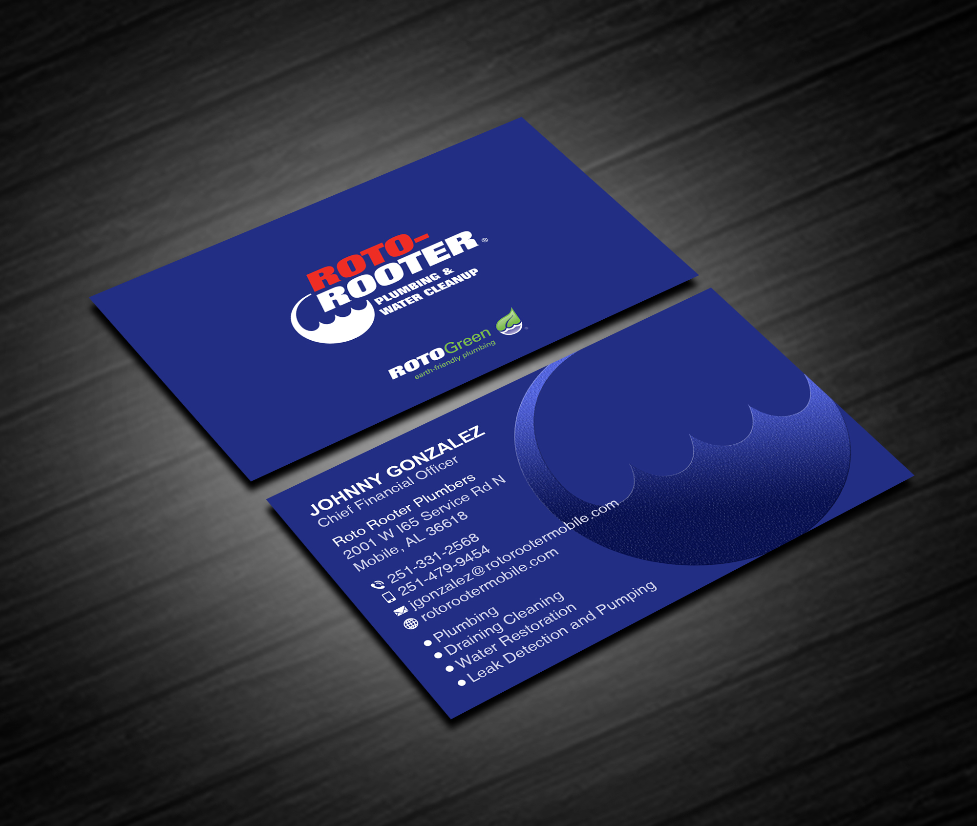 Business Card Design by Creations Box 2015 for Roto Rooter Plumbers | Design #28397606