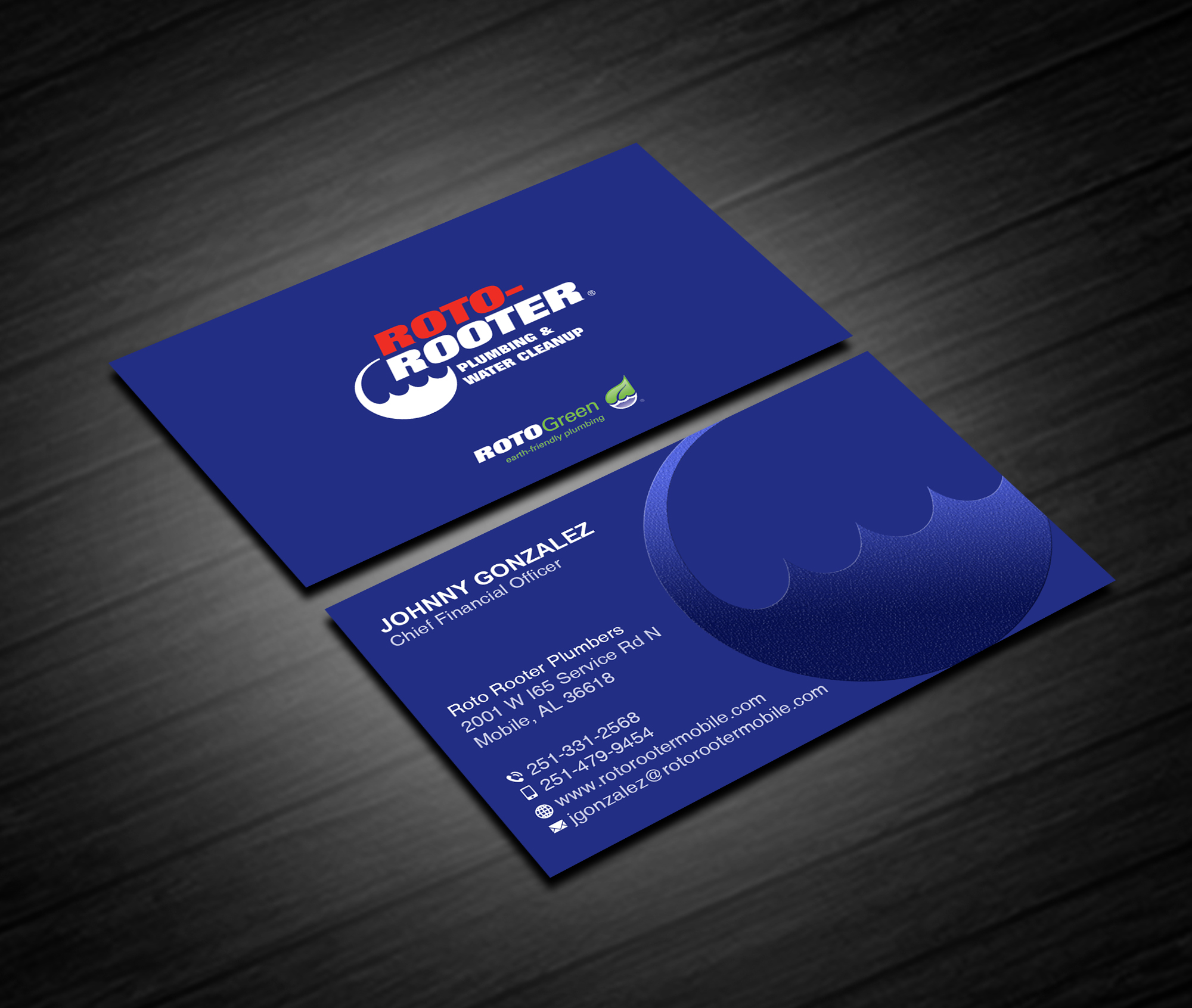 Diseño de Tarjeta de Presentación por Creations Box 2015 para Roto Rooter Plumbers | Diseño #28398893