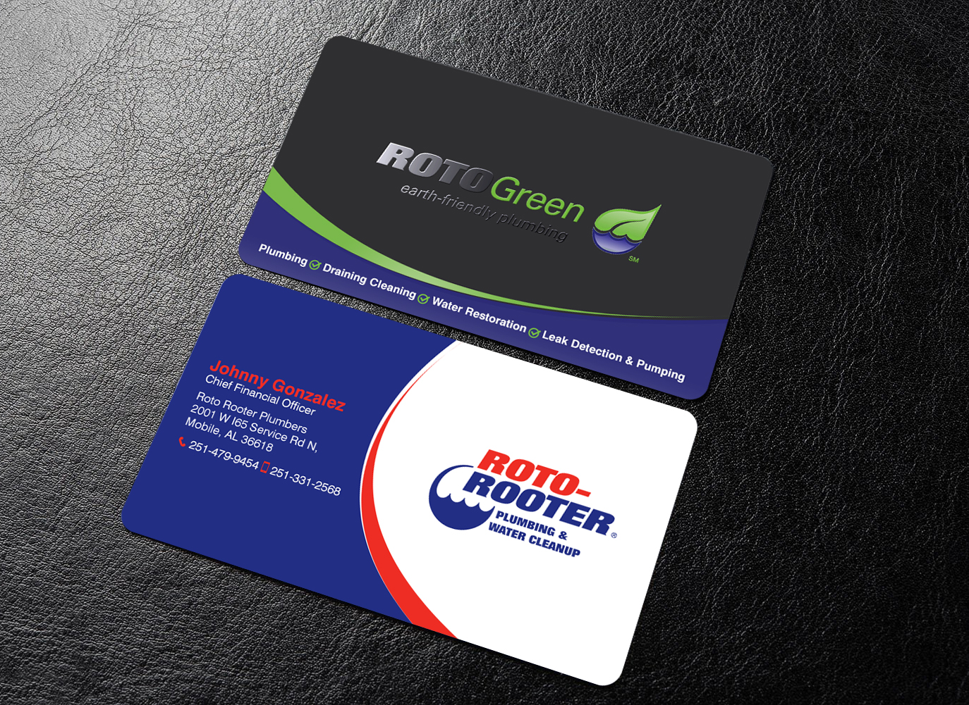 Business Card Design by chandrayaan.creative for Roto Rooter Plumbers | Design #28375677