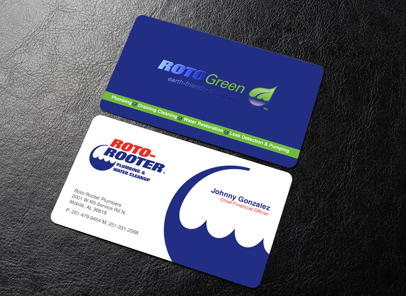 Business Card Design by chandrayaan.creative for Roto Rooter Plumbers | Design #28375678