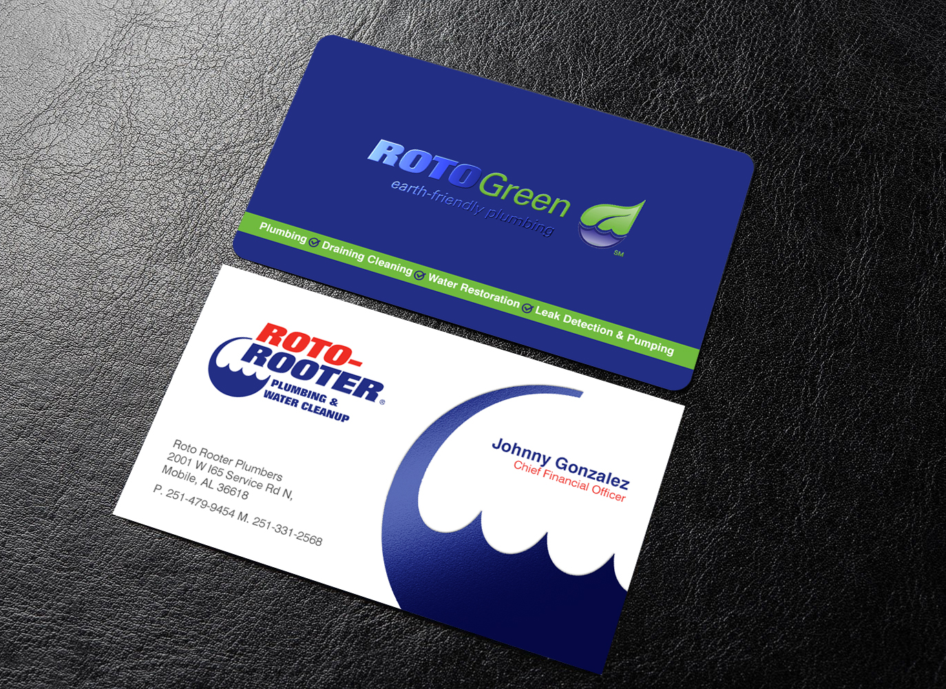 Business Card Design by chandrayaan.creative for Roto Rooter Plumbers | Design #28380359