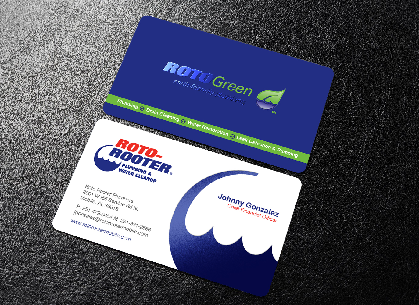 Business Card Design by chandrayaan.creative for Roto Rooter Plumbers | Design #28393284