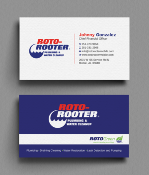 Diseño de Tarjeta de Presentación por Uttom 2 para Roto Rooter Plumbers | Diseño: #28397969