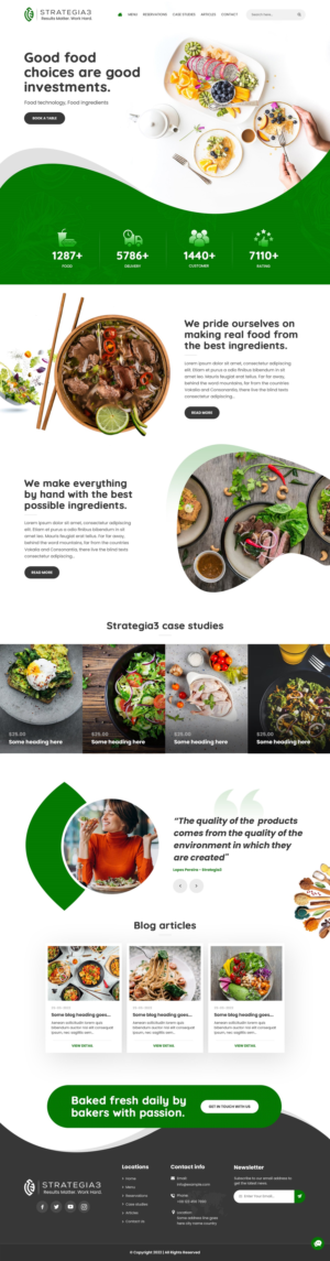 Strategia3 website | Web-Design von nzdesigners