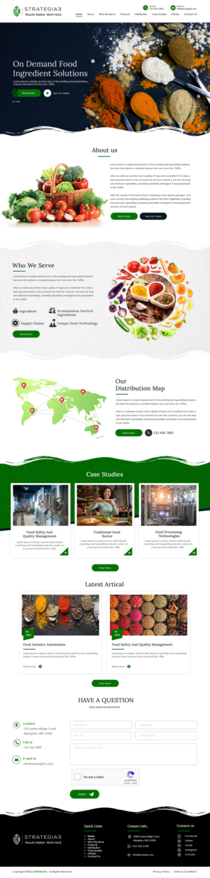 Web Design by bdesigner9 for this project | Design #28368474