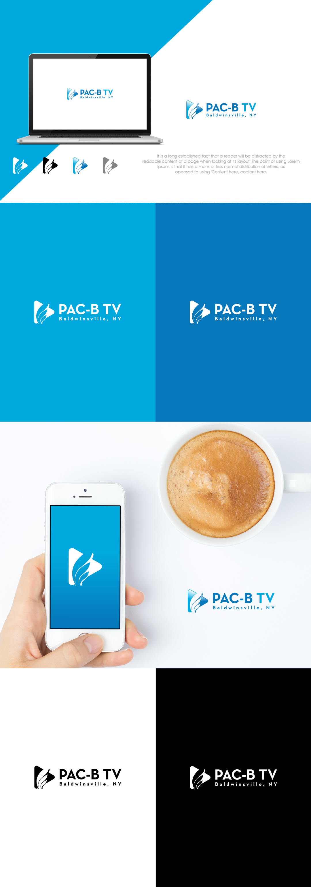 Logo Design by SL Designer for PAC-B TV | Design #28380119