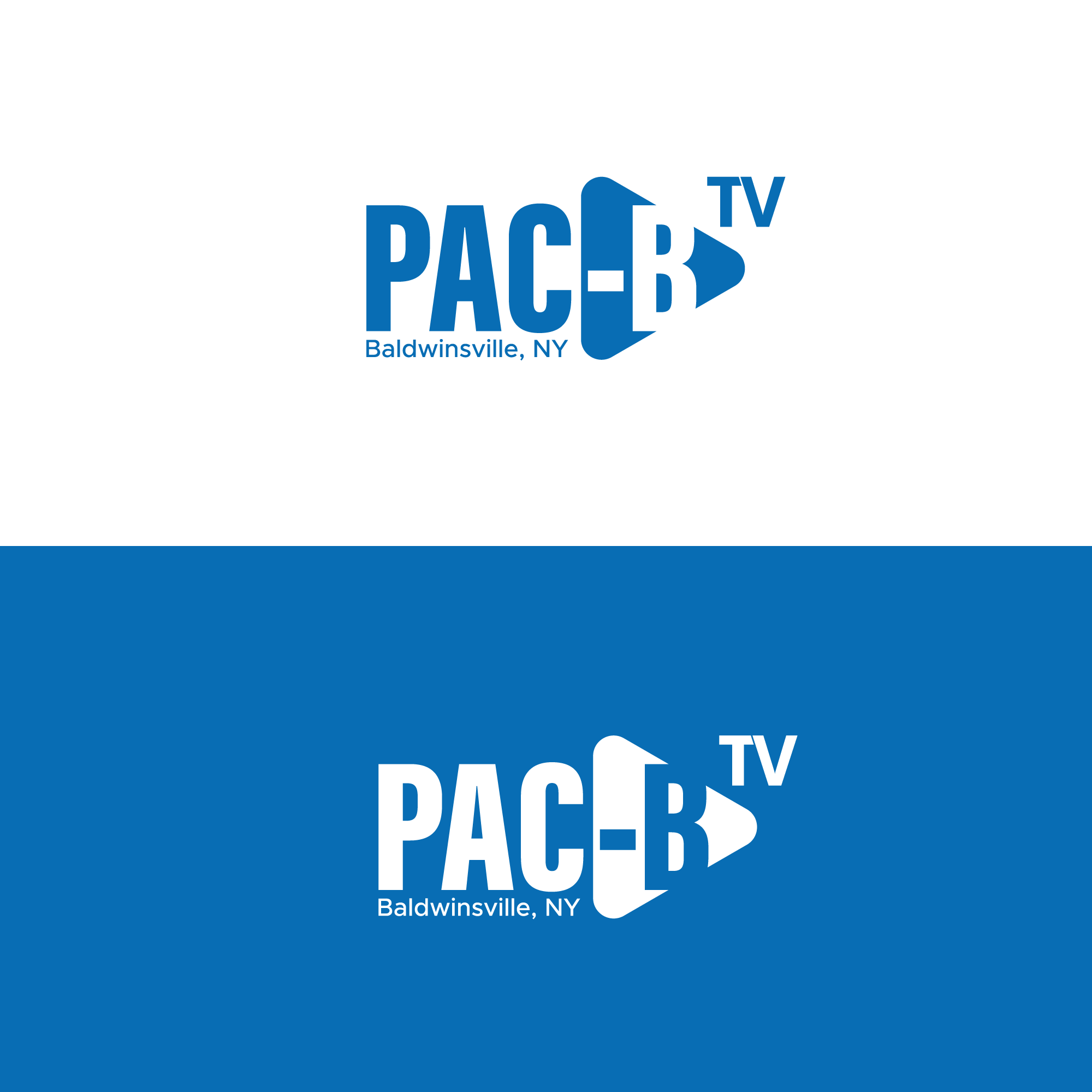 Logo Design by Zak deZign for PAC-B TV | Design #28376122