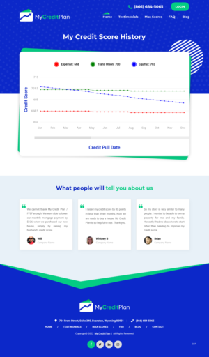 MY Credit Plan Tracker | Web-Design von pb