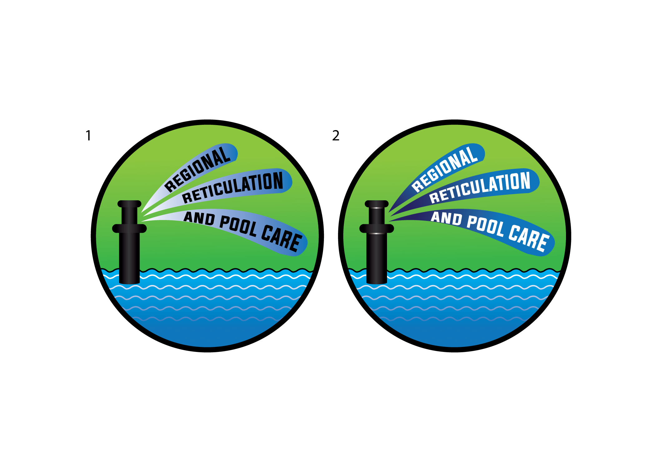 Diseño de Logo por geni para Regional reticulation and pool care  | Diseño #28368191