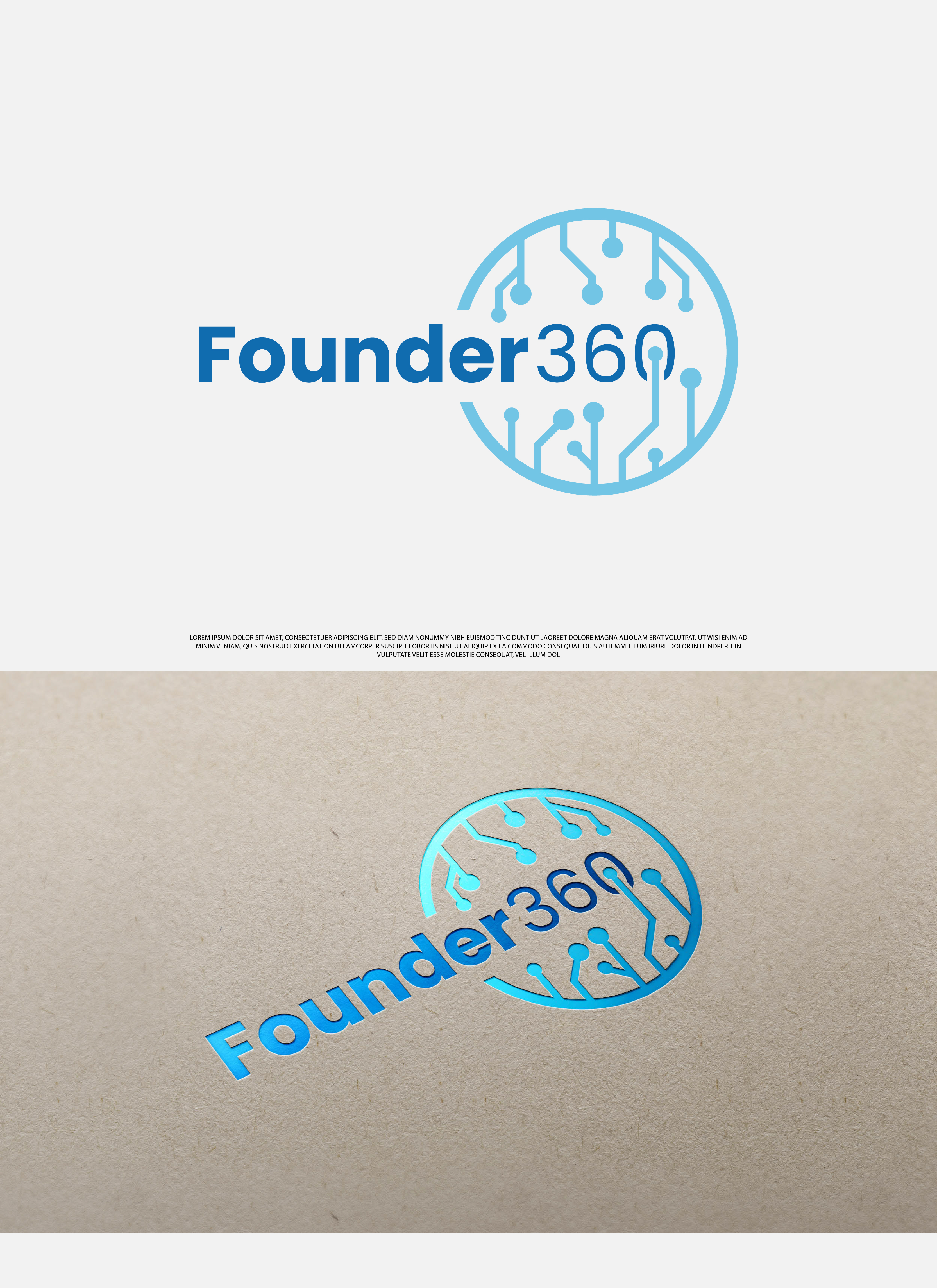 Logo Design by Fezy Design Studio for Founder360 | Design #28369322