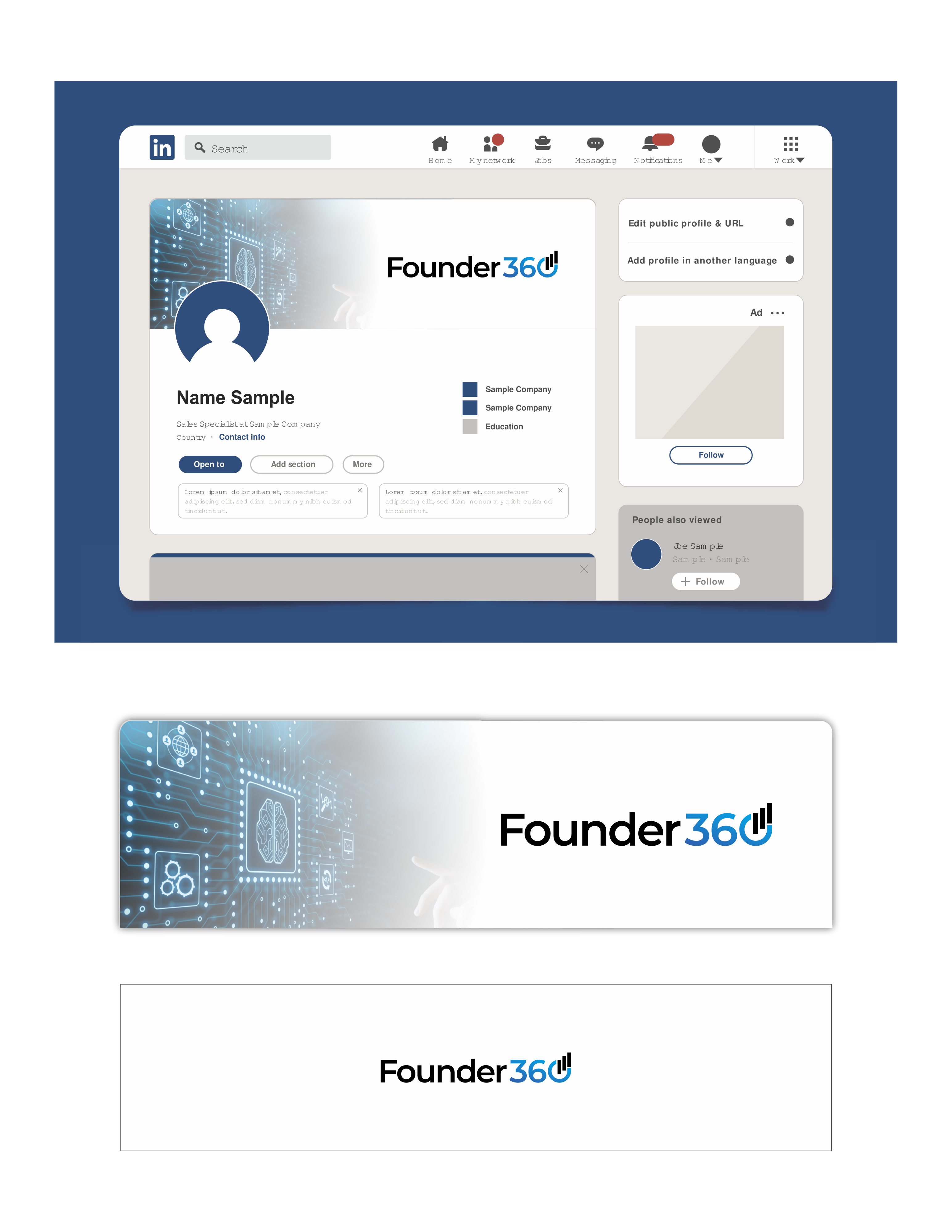 Logo Design by MKR for Founder360 | Design: #28378324