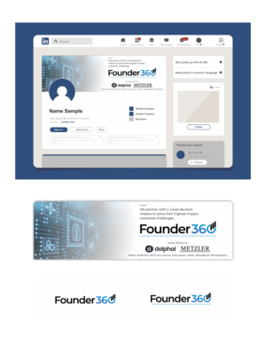 Logo Design by MKR for Founder360 | Design: #28384722