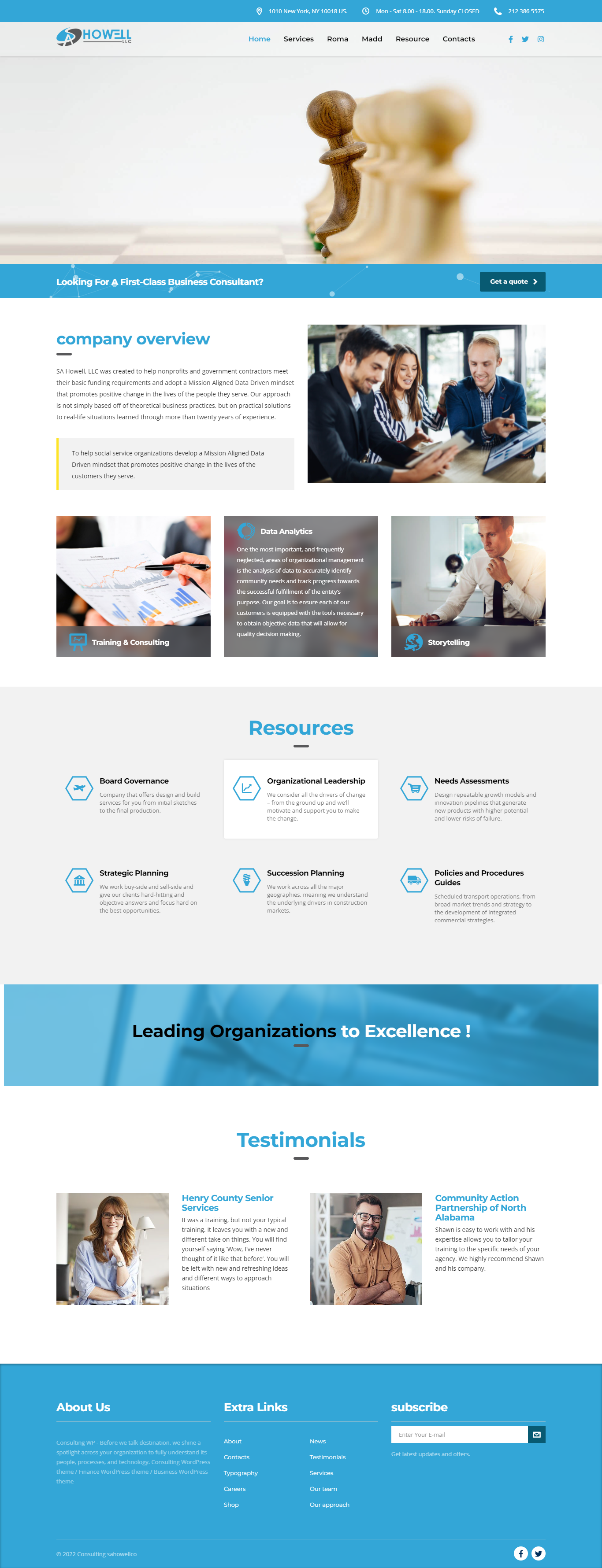 WordPress-Design von Viranidevelopers für SA Howell, LLC | Design #28391417