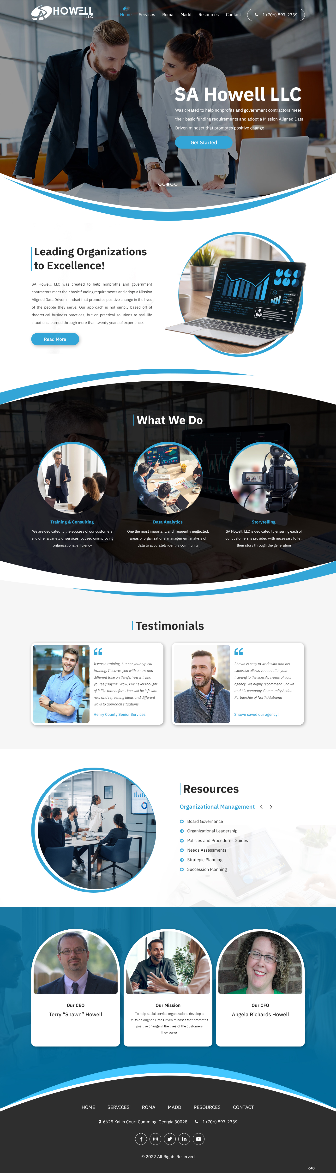 Wordpress Design by pb for SA Howell, LLC | Design #28383123