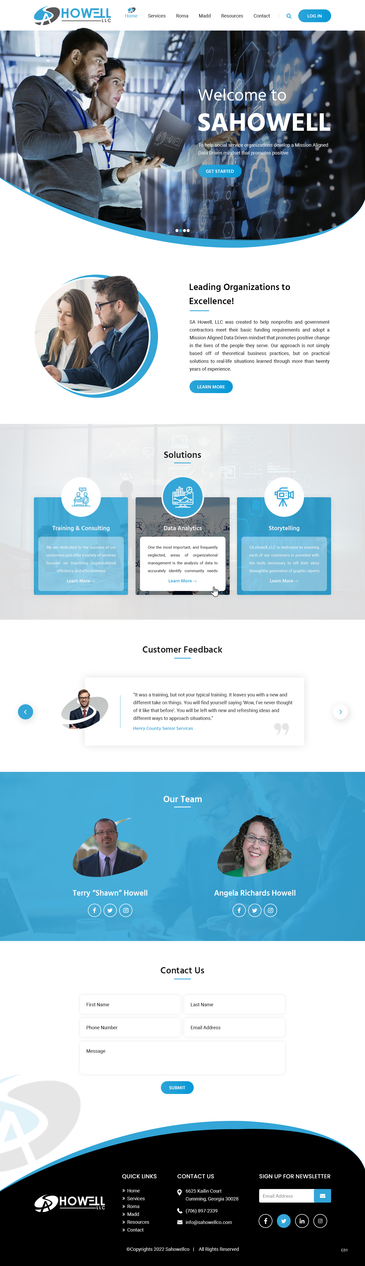 Wordpress Design by pb for SA Howell, LLC | Design #28383133