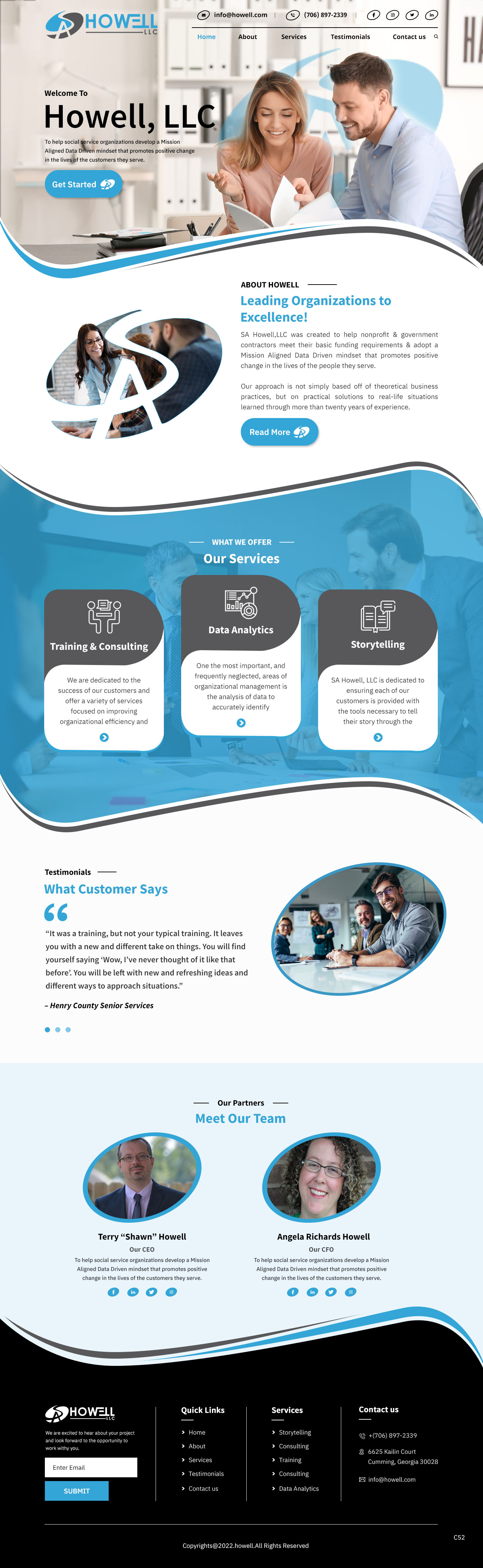 Design Wordpress par pb pour SA Howell, LLC | Design #28389128