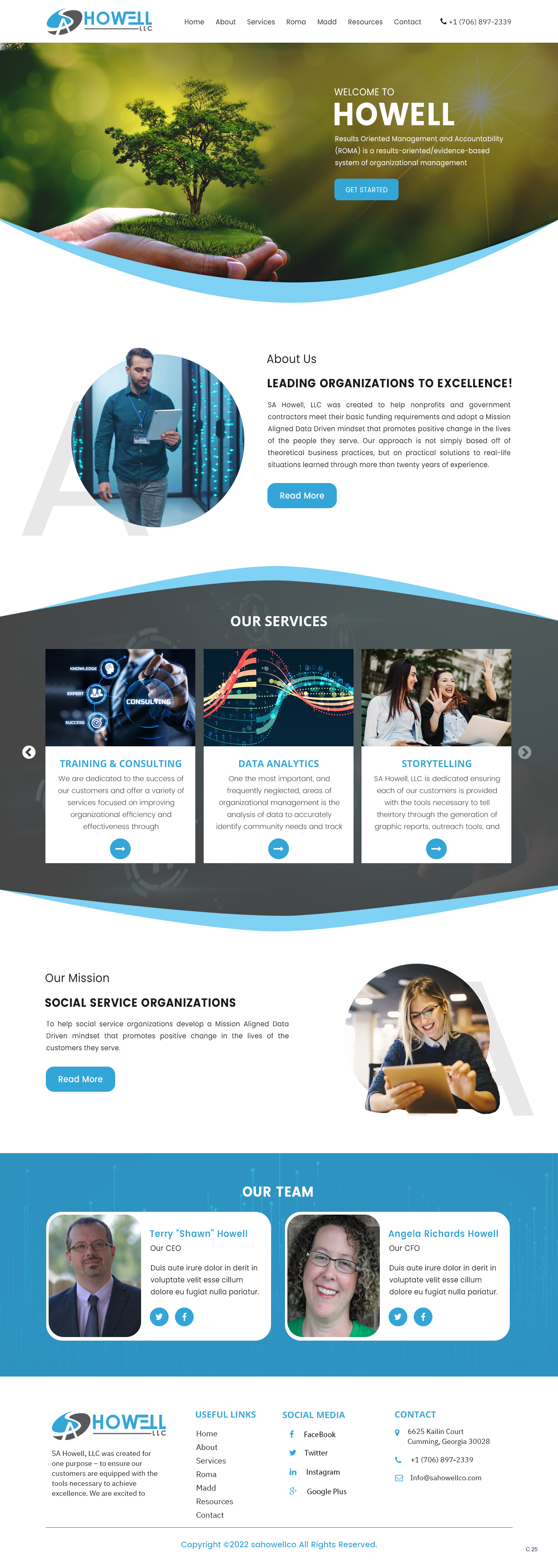 Design Wordpress par pb pour SA Howell, LLC | Design #28389130