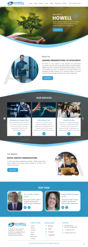 Design Wordpress par pb pour SA Howell, LLC | Design : #28389130