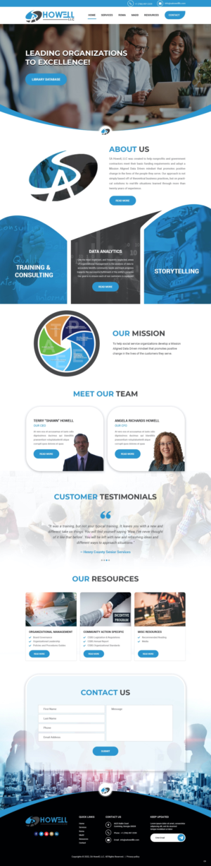 Wordpress Design by pb for SA Howell, LLC | Design: #28401169