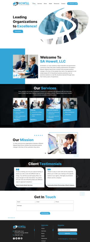 Design Wordpress par sai.designer87 pour SA Howell, LLC | Design : #28383326