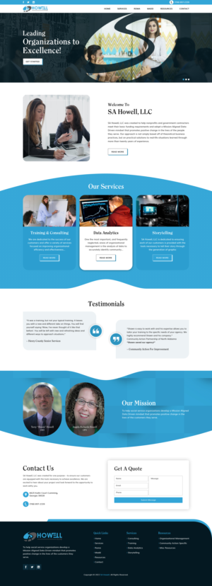 Design Wordpress par sai.designer87 pour SA Howell, LLC | Design : #28387378