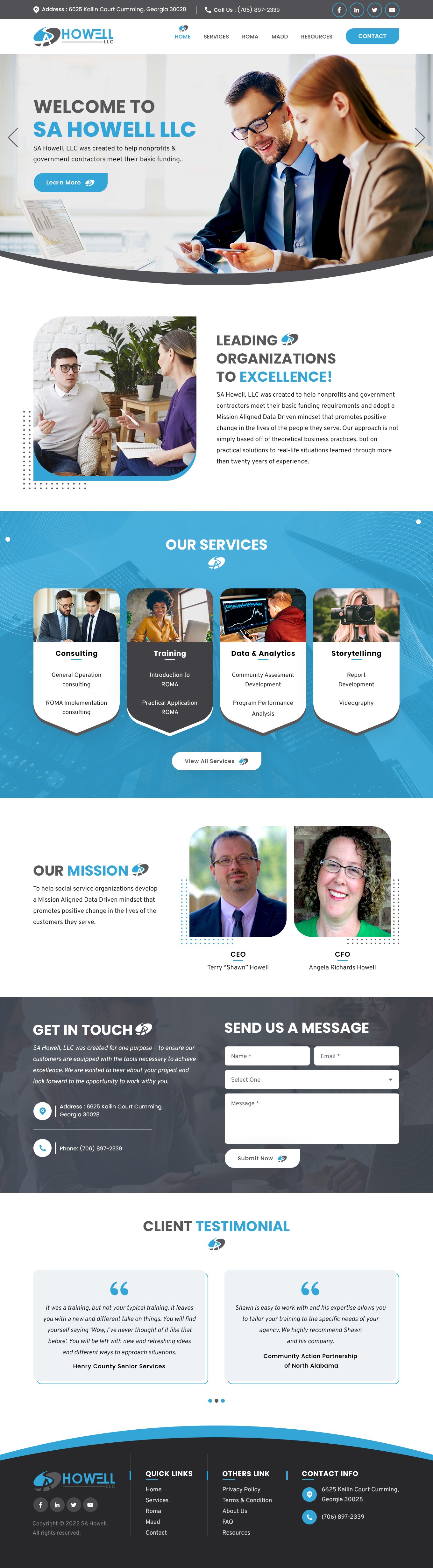 Design Wordpress par sai.designer87 pour SA Howell, LLC | Design #28387388