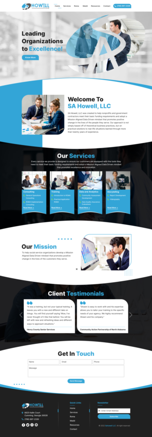 Design Wordpress par sai.designer87 pour SA Howell, LLC | Design : #28392263
