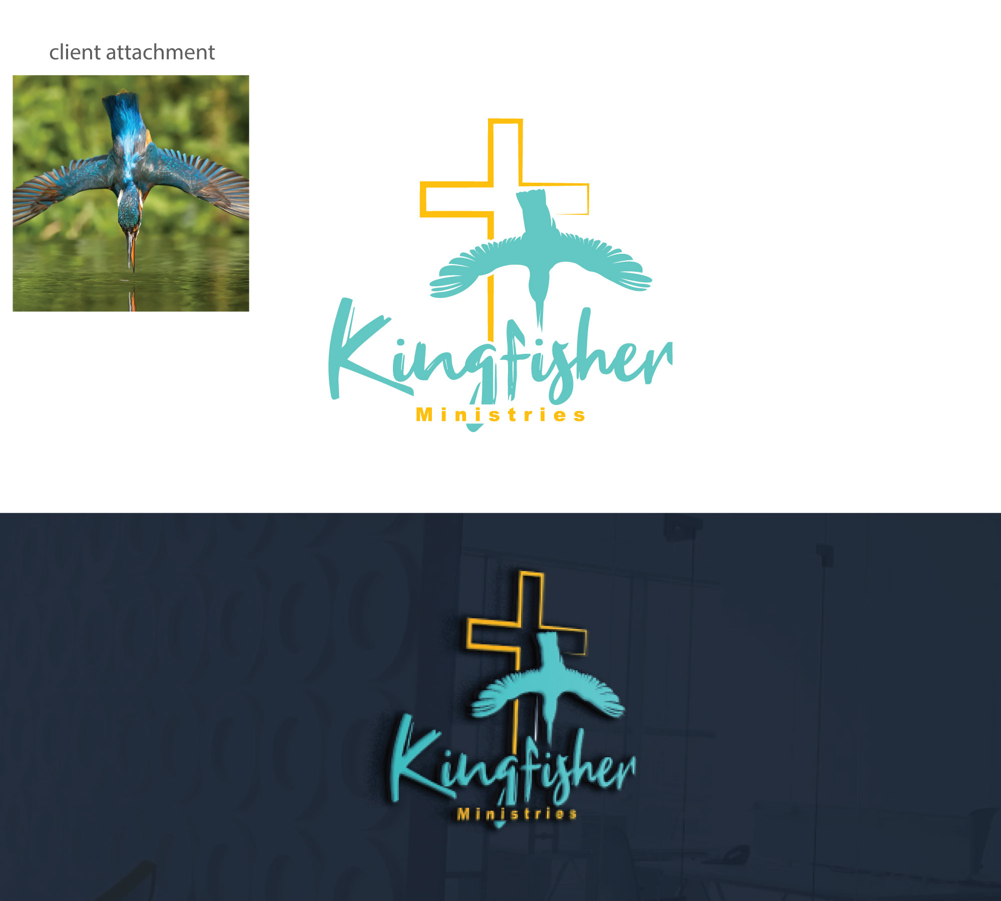 Logo Design by hjyoo for Kingfisher Ministries | Design #28372133