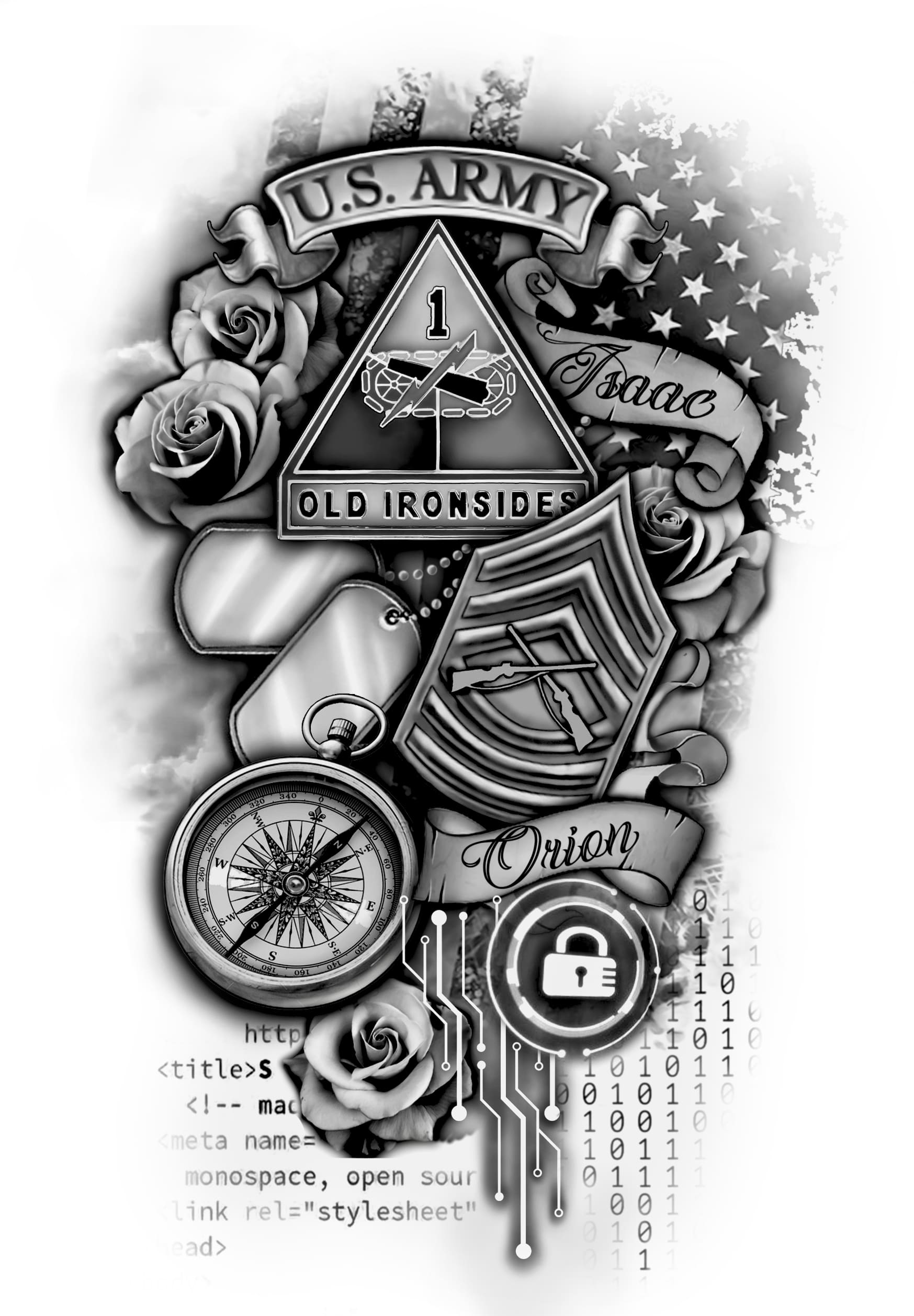 Tattoo Design by Jezzus for this project | Design #28410901