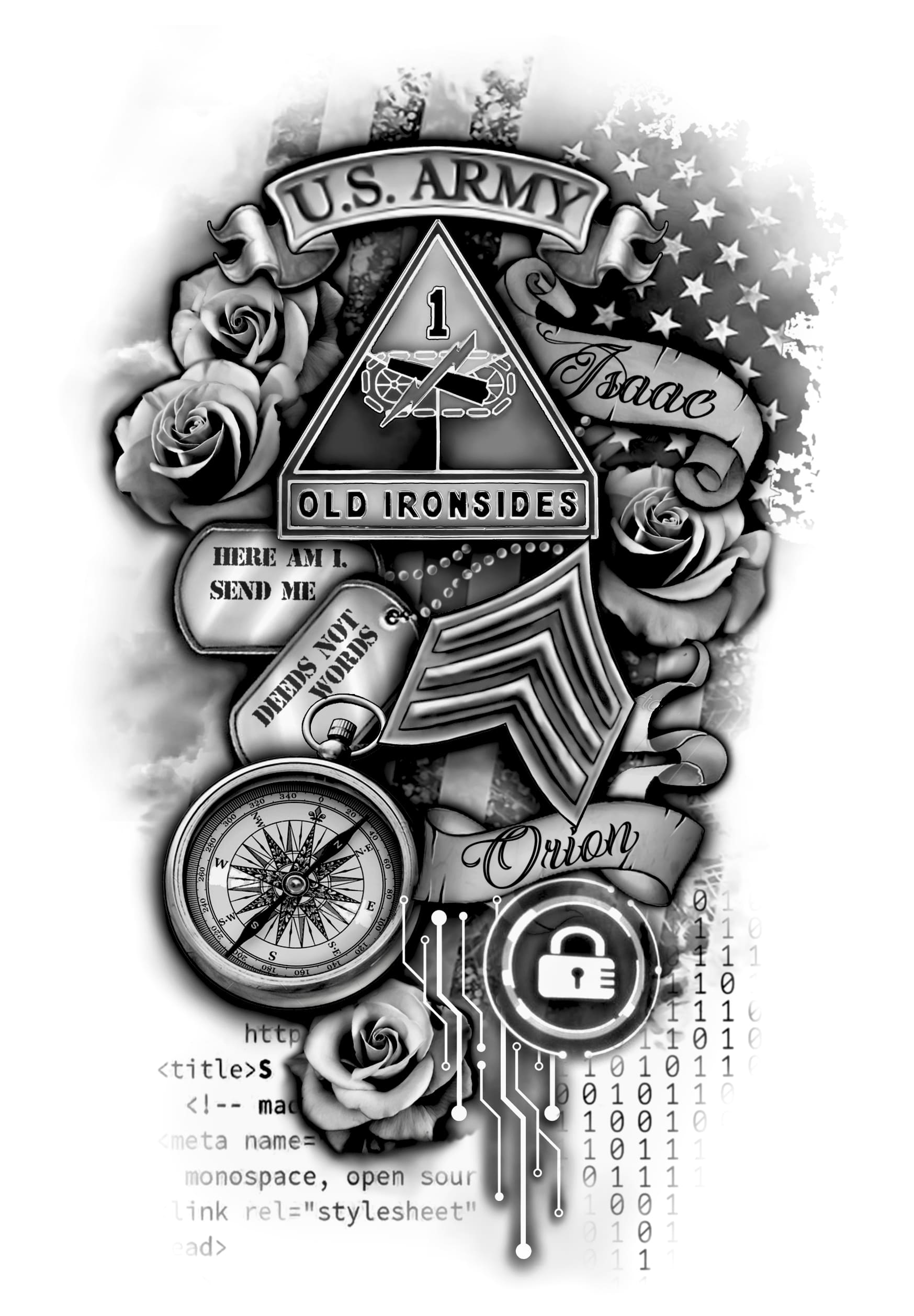 Tattoo Design by Jezzus for this project | Design #28415993