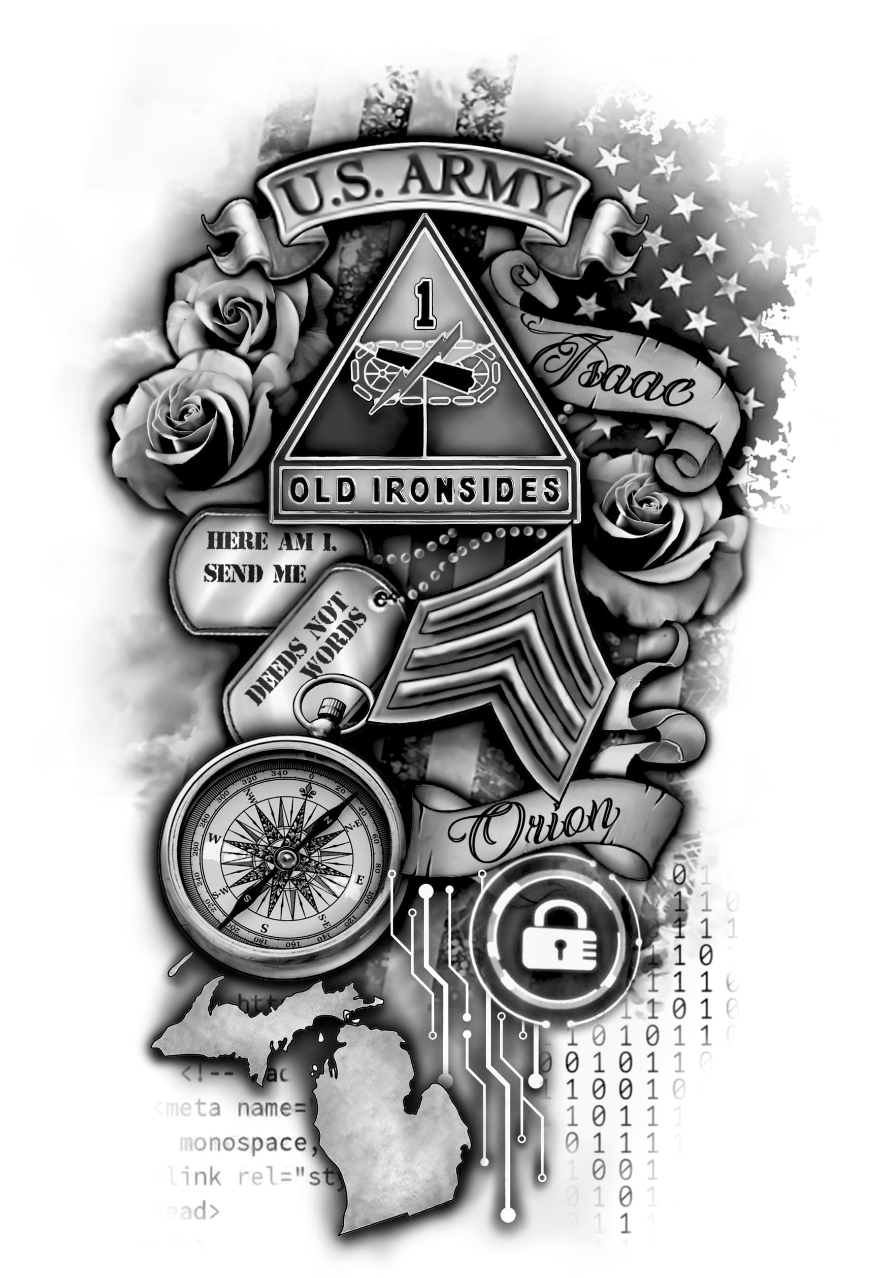 Tattoo-Design von Jezzus für dieses Projekt | Design: #28421487