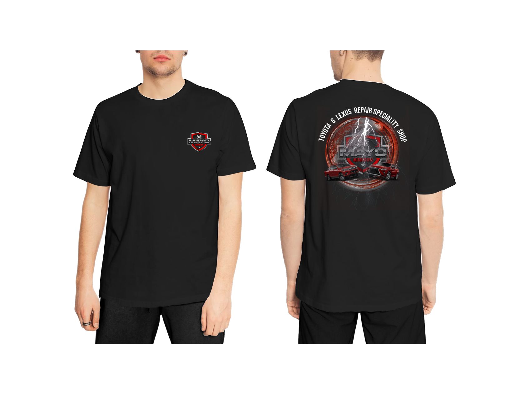 Diseño de Camiseta por Rockalight para Mayo Automotive LLC | Diseño #28374842