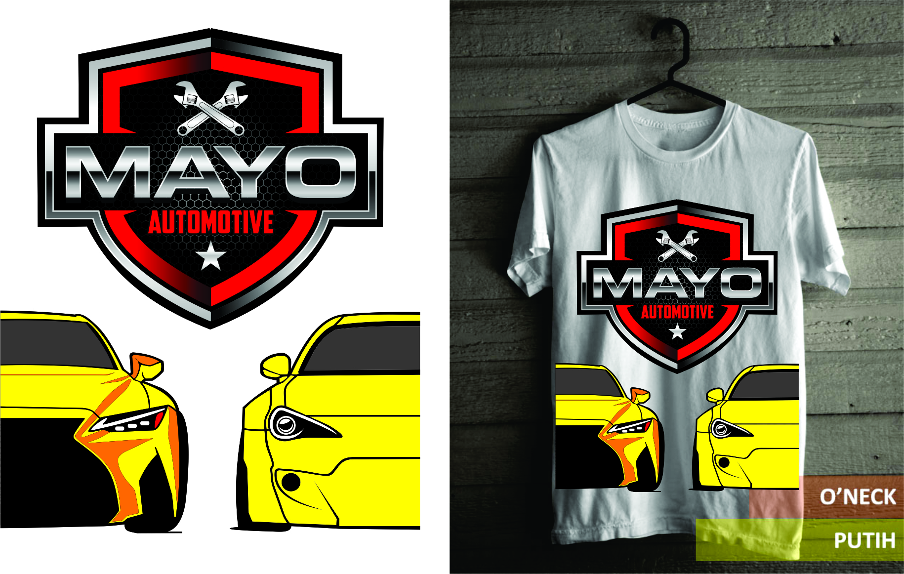 T-shirt Design by Den Bagus for Mayo Automotive LLC | Design #28379631