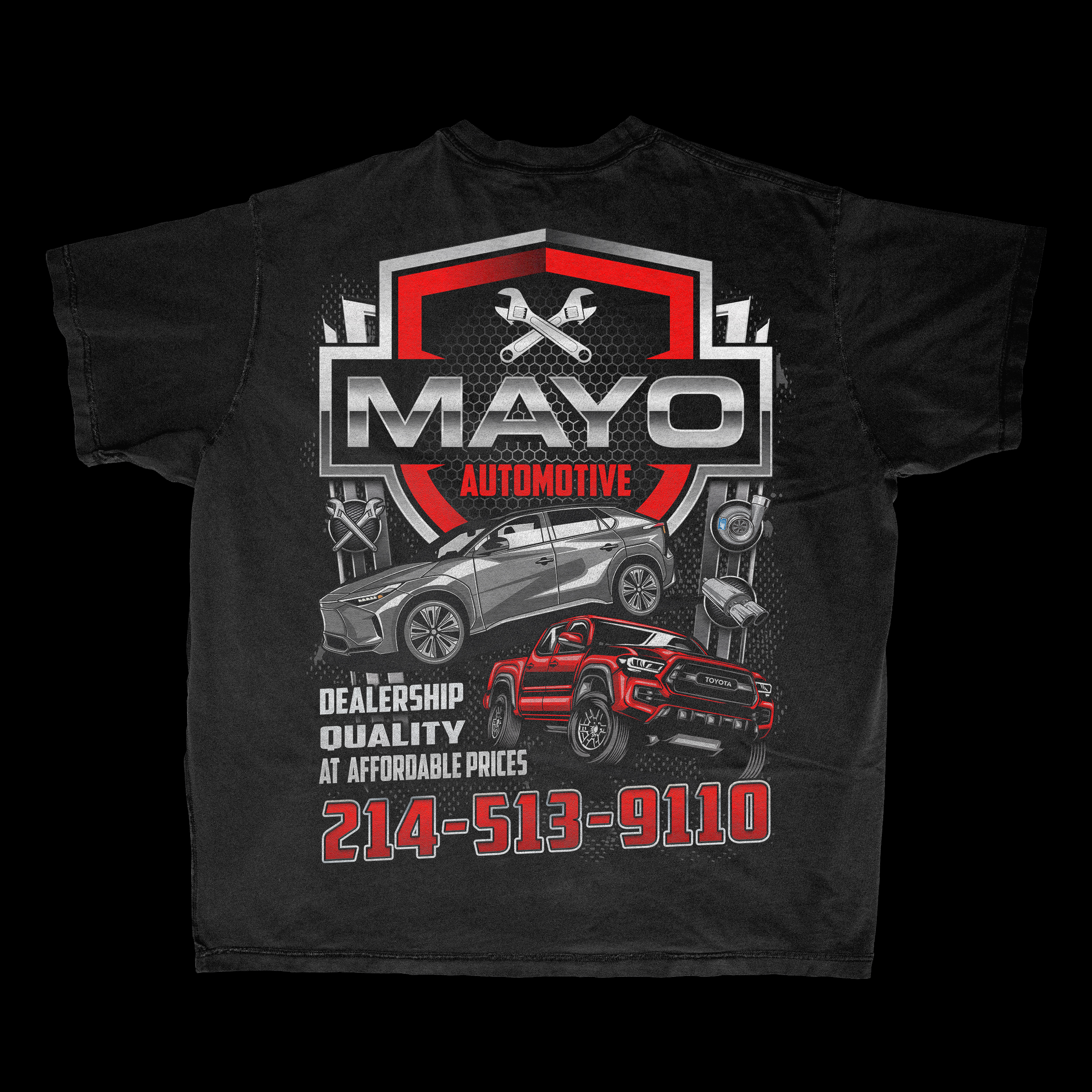 T-shirt Design by el_shekoo7 for Mayo Automotive LLC | Design #28372050