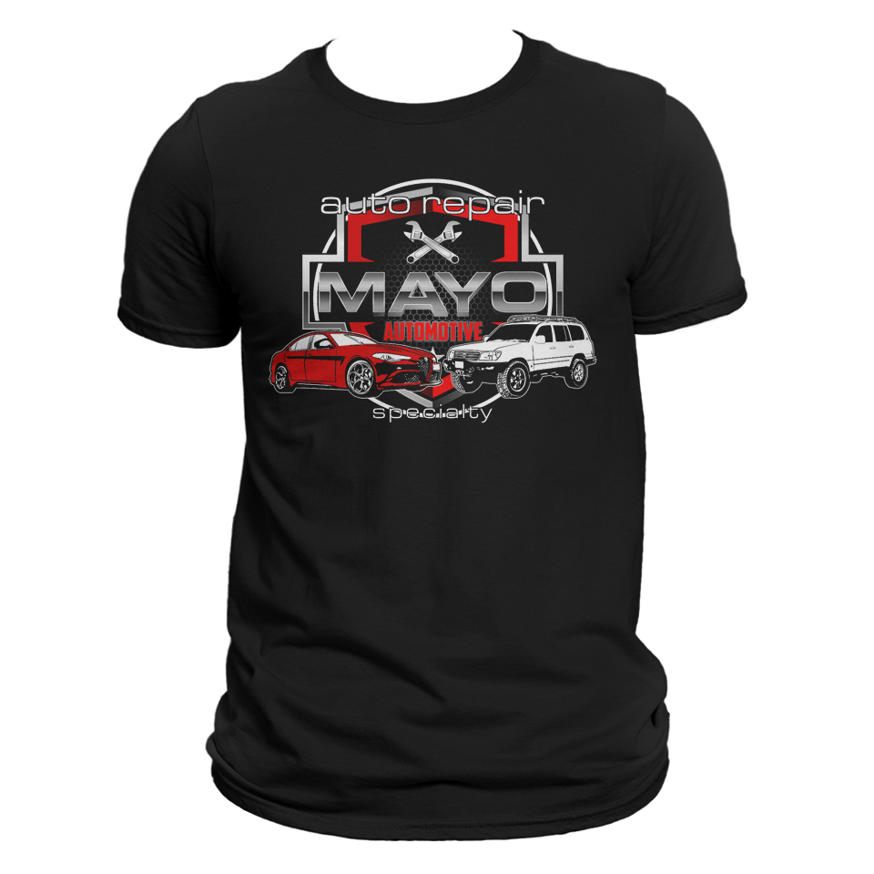 T-shirt Design by Feni:) for Mayo Automotive LLC | Design #28410284