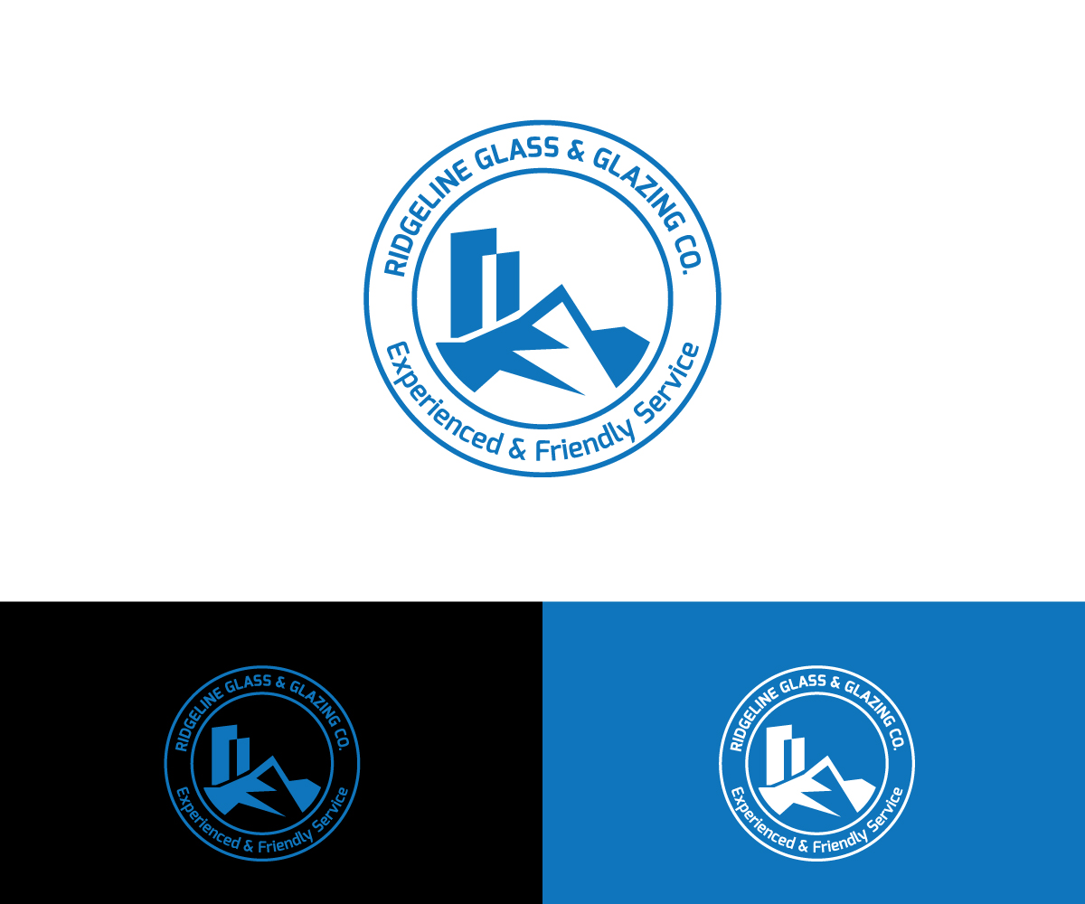 Logo Design by Kavth for Ridgeline Glass & Glazing Co. | Design #28397792