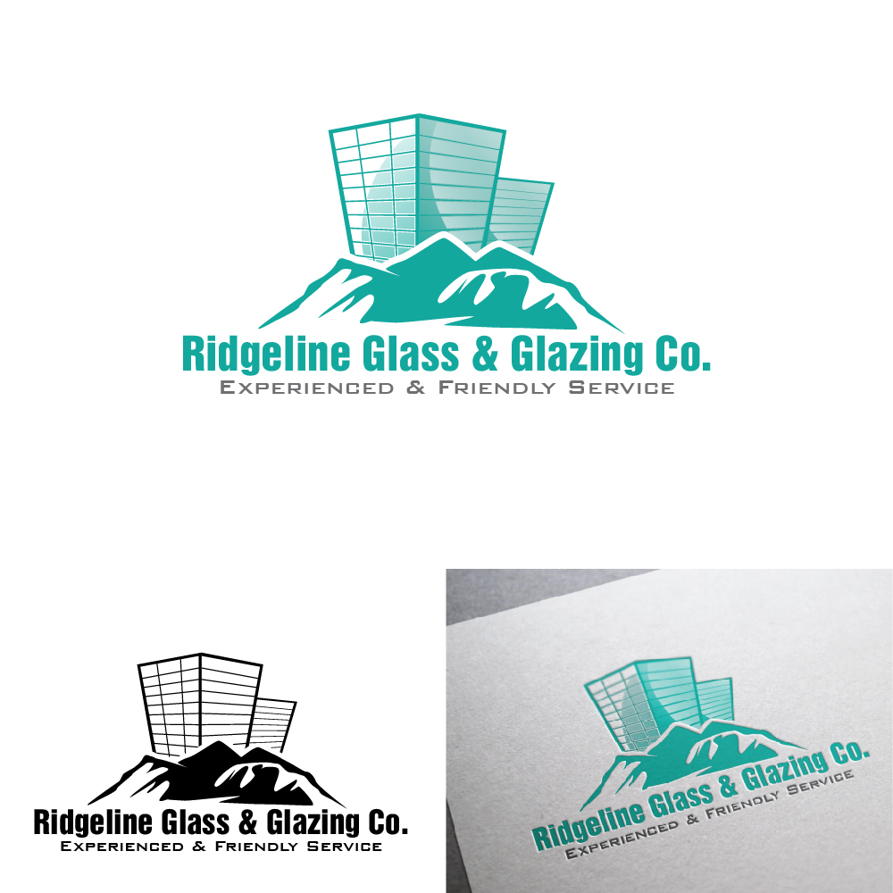 Logo-Design von creativemood438 für Ridgeline Glass & Glazing Co. | Design #28398491