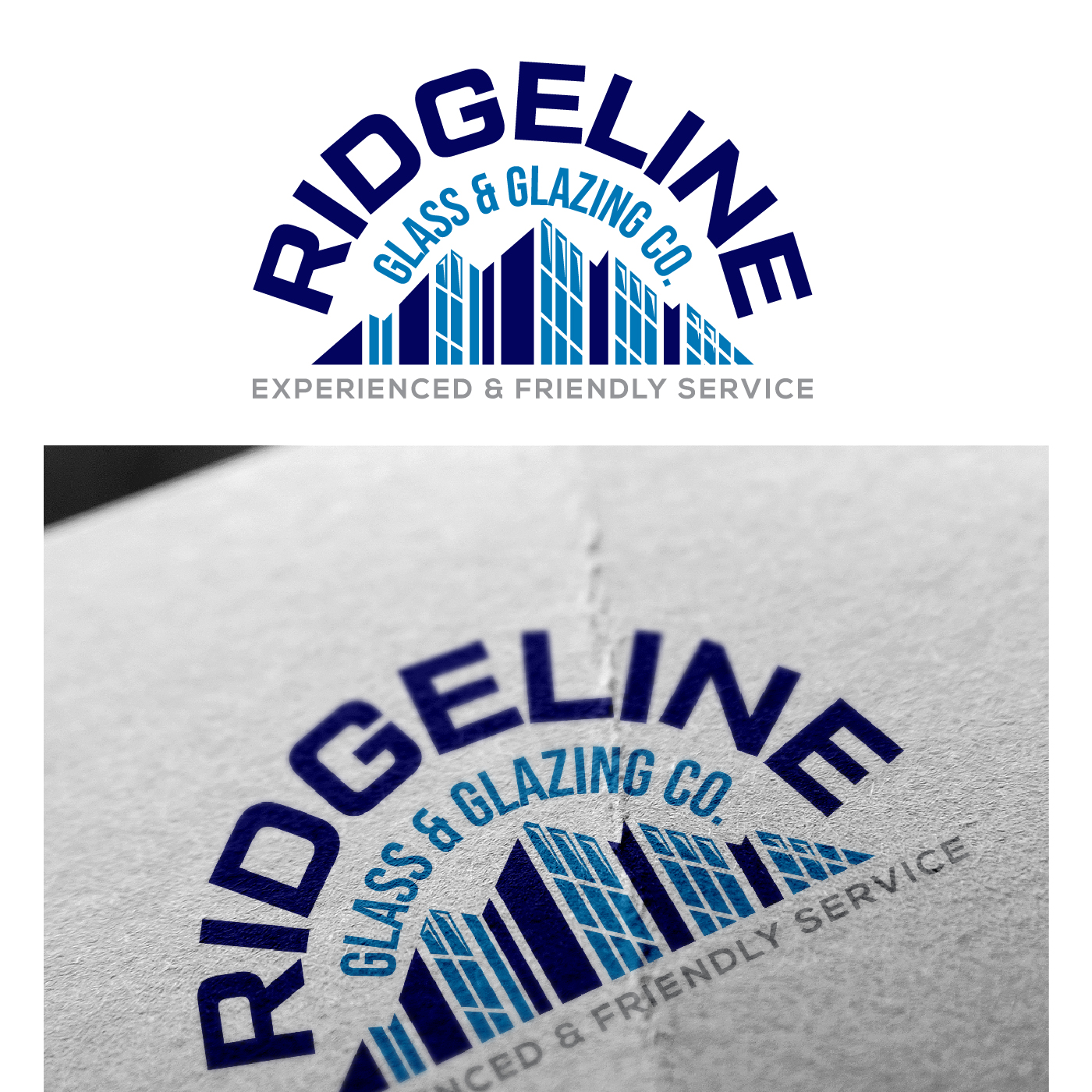 Design de Logo par sangeloenriquez pour Ridgeline Glass & Glazing Co. | Design #28372234