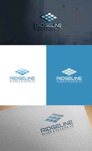 Logo Design by GLDesigns for Ridgeline Glass & Glazing Co. | Design: #28369823